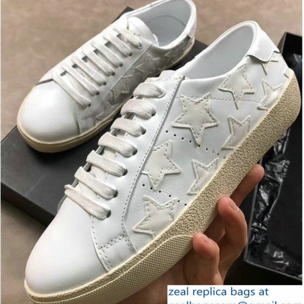 Saint Laurent Court Classic Cali Sneakers - Picture 2 of 11